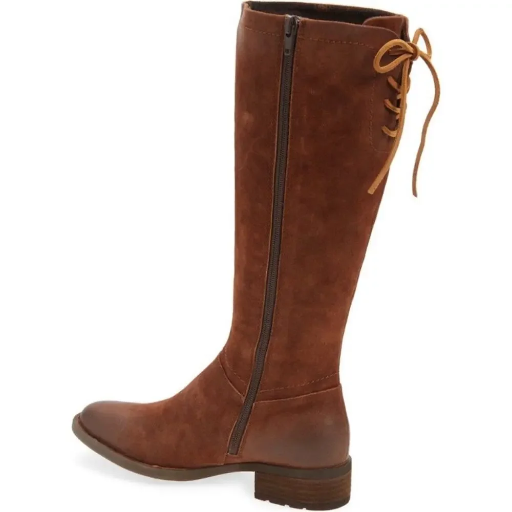 Born Hayden Knee High Boot Size 7.5 Wide Calf New